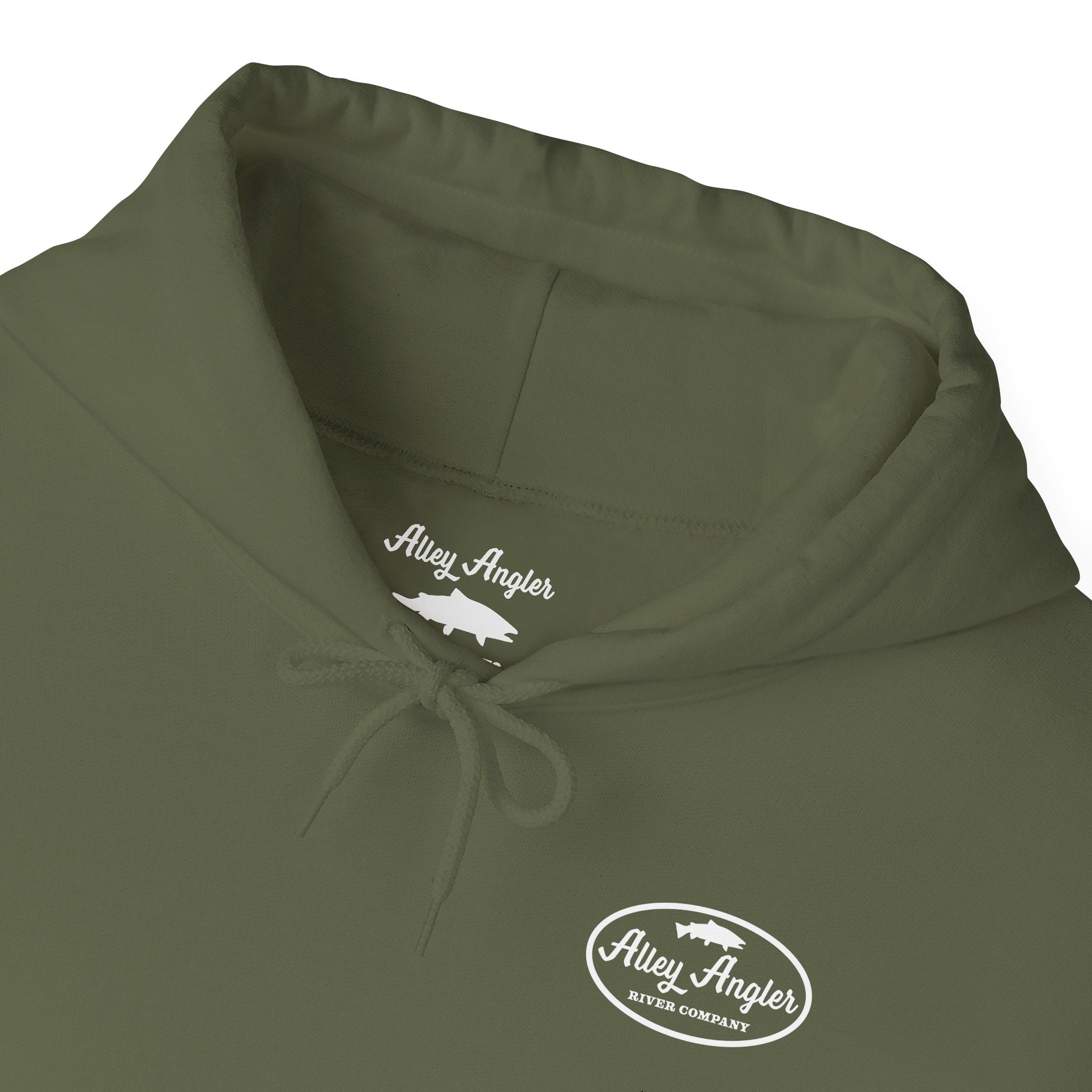 Classic Badge Hoodie - Military Green