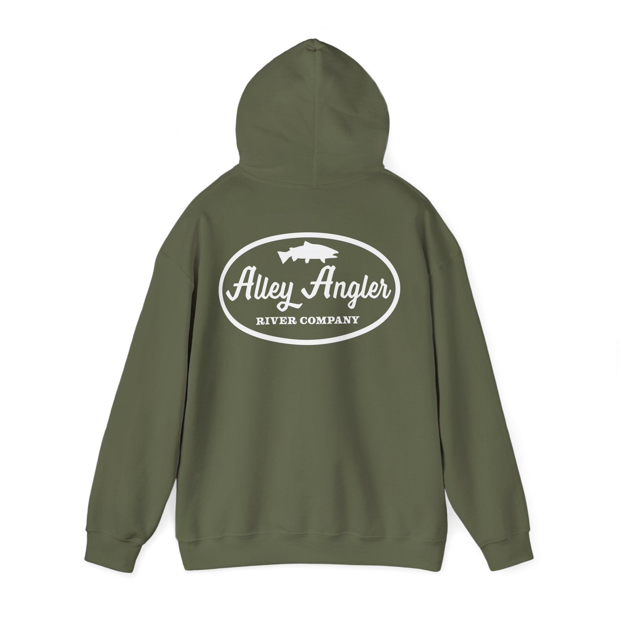 Classic Badge Hoodie - Military Green