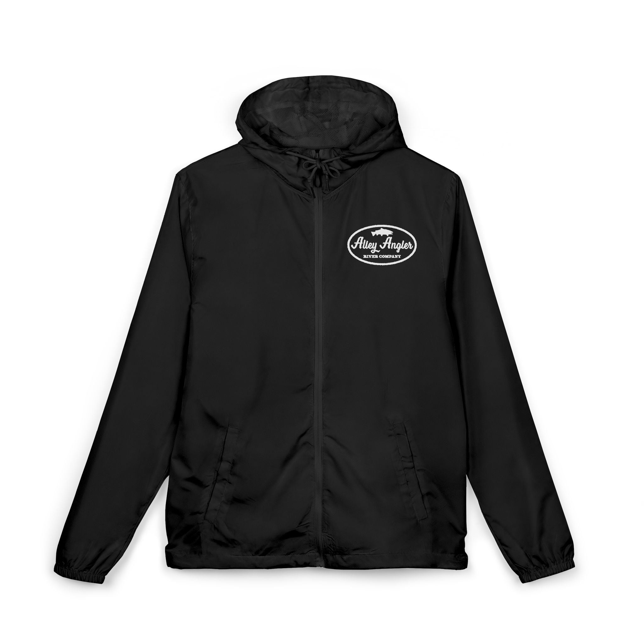 Classic Badge Wind Breaker - Black